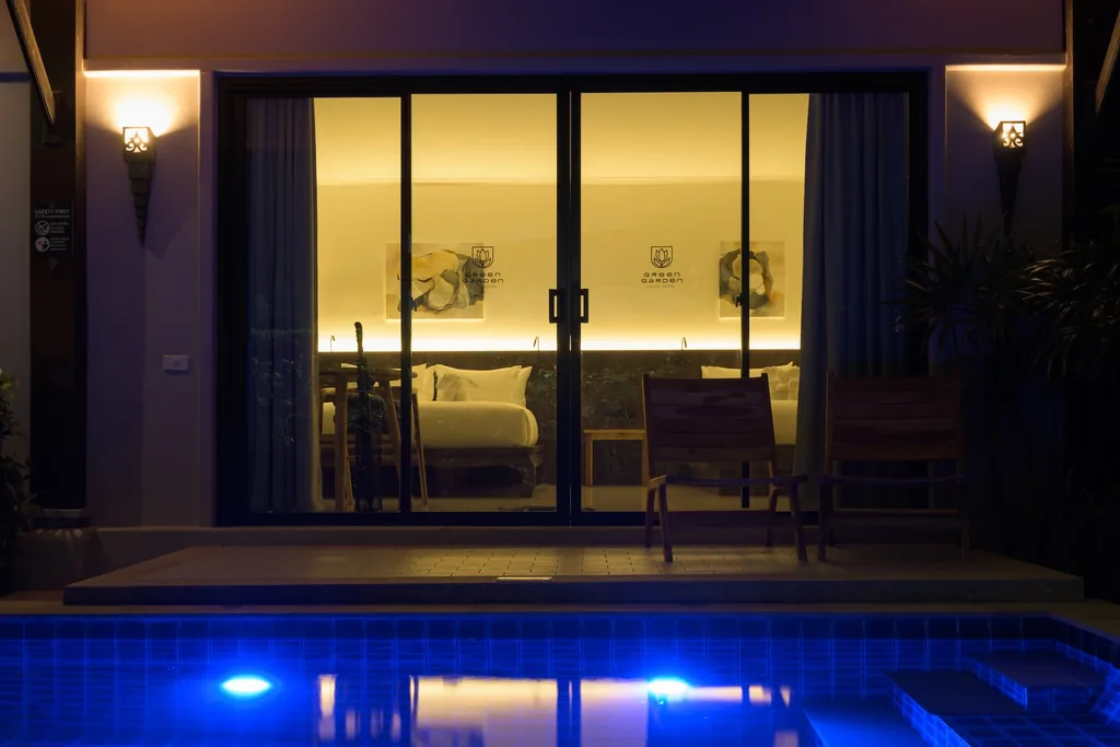 Terrace of the one-bedroom pool villa